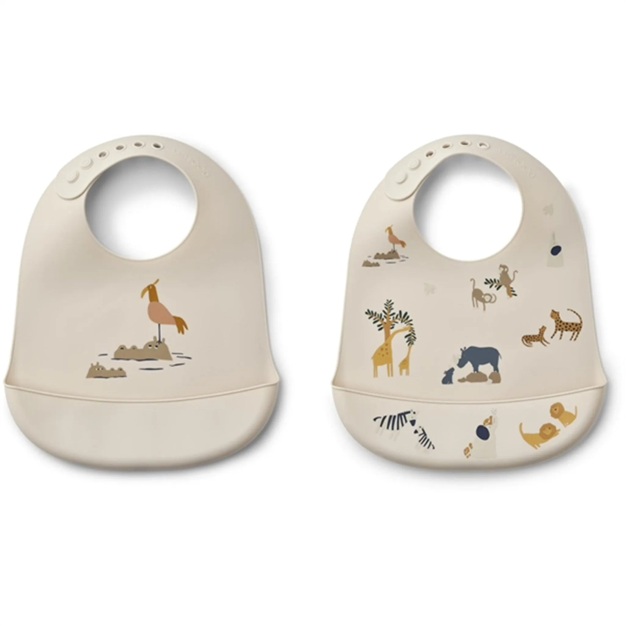 Liewood Tilda Bib 2-Pack All Together Sandy