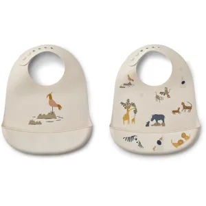 Liewood Tilda Bib 2-Pack All Together Sandy