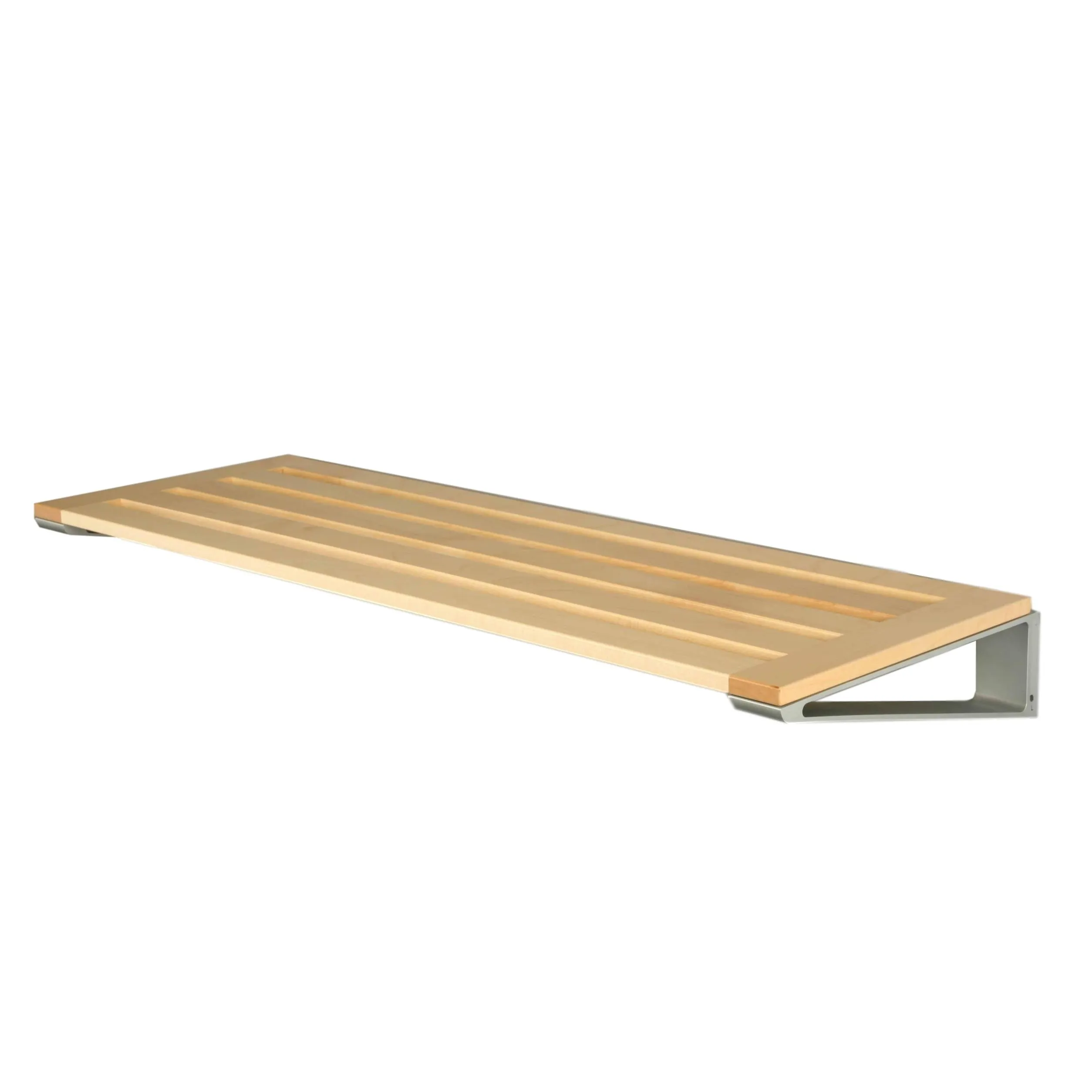 Loca Knax Shoe Rack 40 Cm, Maple/Aluminium