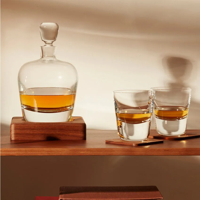 Lsa | Arran Whisky Decanter Walnut Base 1L Clear