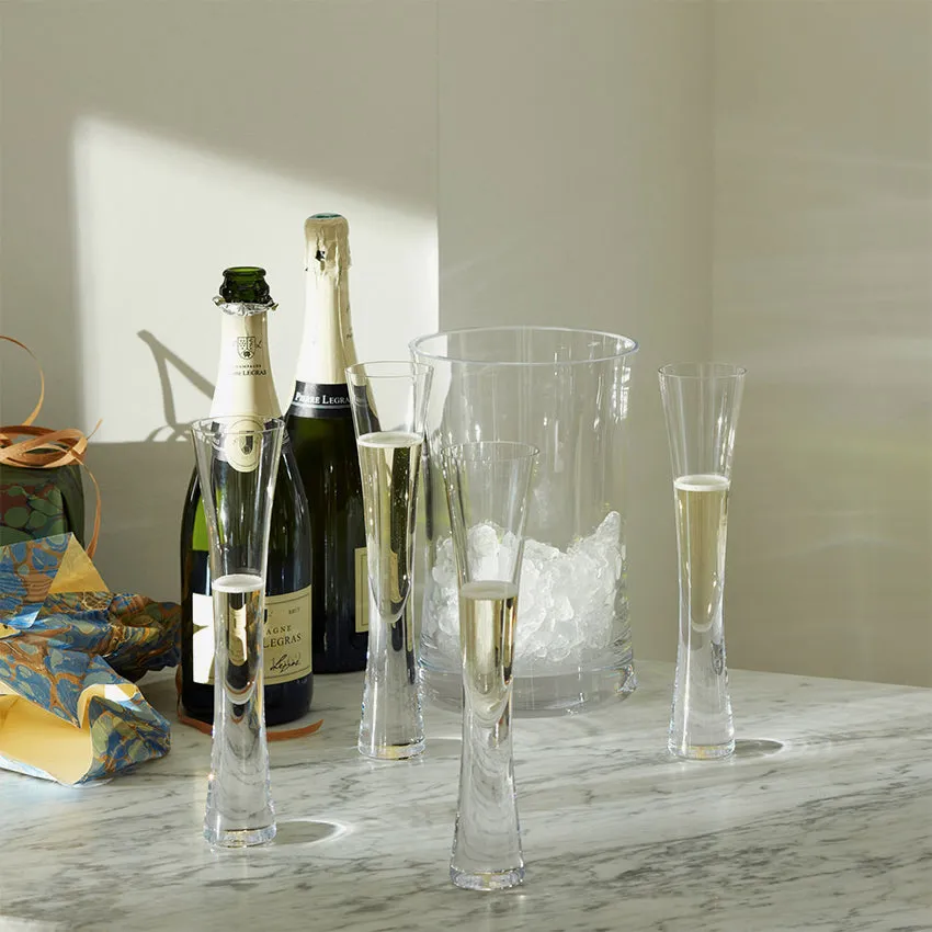 Lsa | Moya Champagne Bucket & 6 Champagne Flutes
