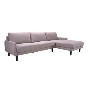 Luvliving 3 L Fabric Sofa Brown
