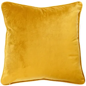 Luxe Matt Velvet Cushion | Cognac | 50x50cm