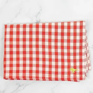 Maria Towel - Red & Off White