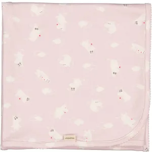 MarMar New Born Modal Smooth Print Rose Moomin Alida Baby Blanket