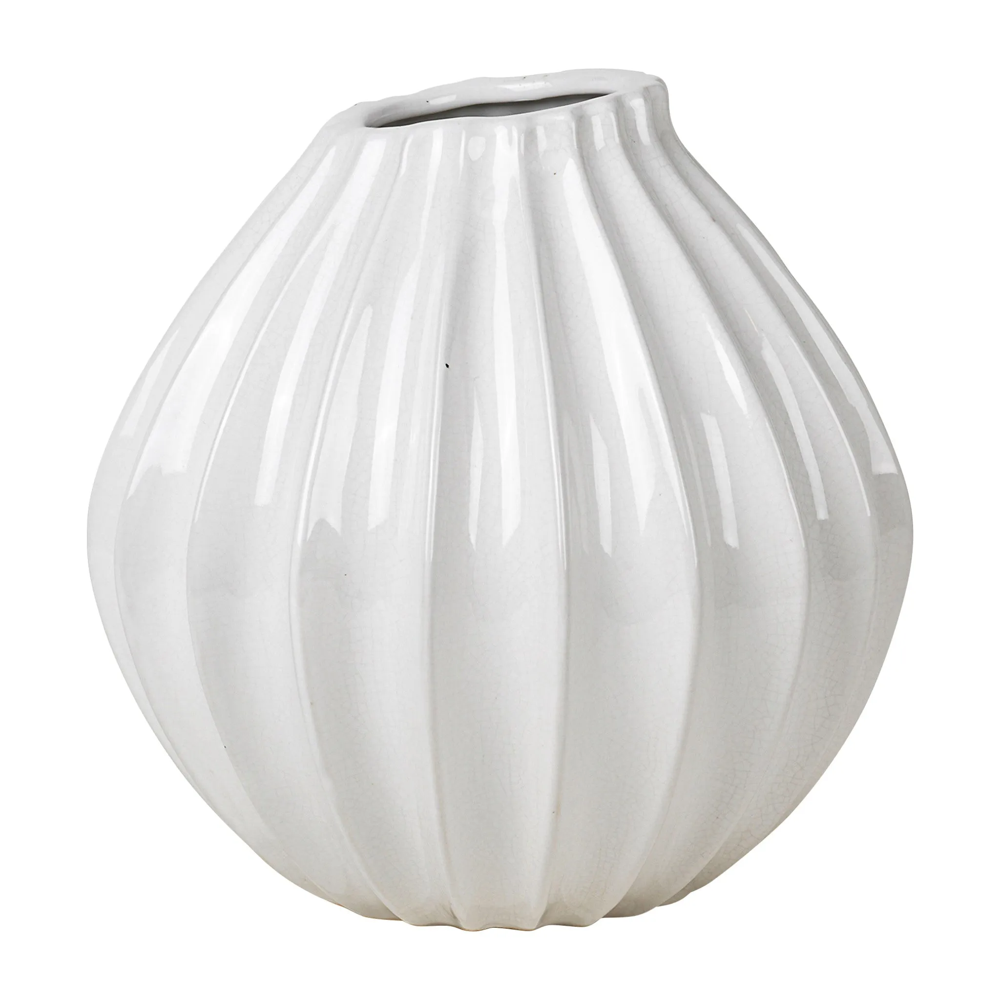 Medium Ceramic Vase | Ivory