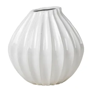 Medium Ceramic Vase | Ivory