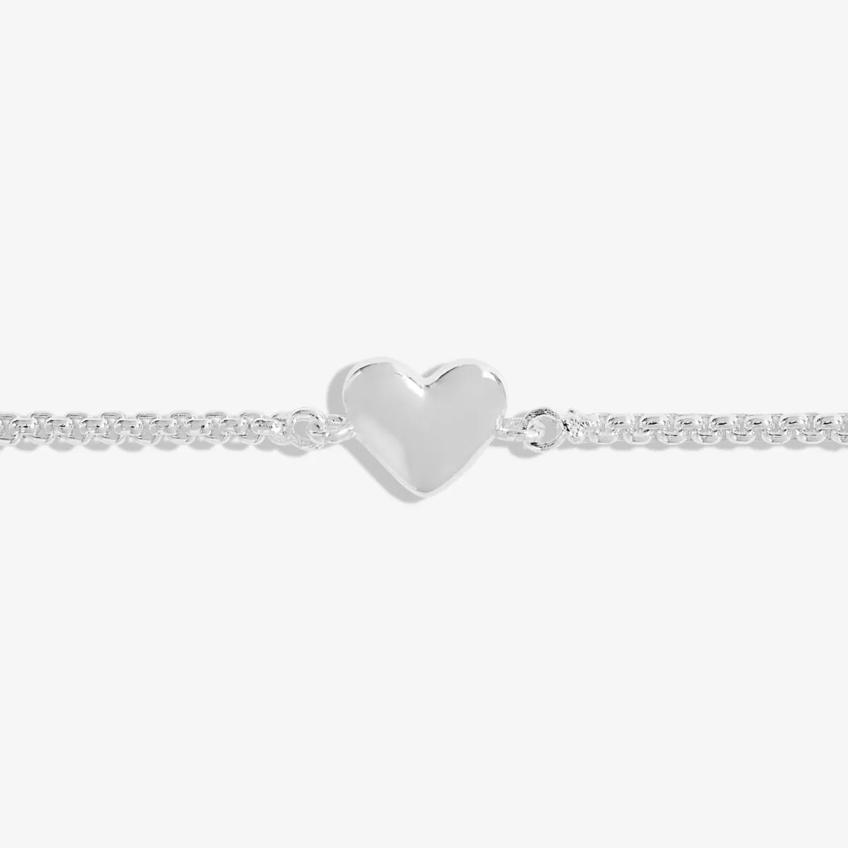 Mini Charms Heart Bracelet | Silver Plated