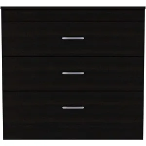 Modern 3 Drawer Dresser Dark Stain