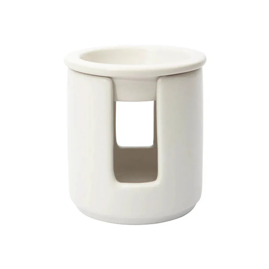 Modern Classics Ceramic Wax Melter & Soy Wax Bar | Pomegranate & Spiced Woods