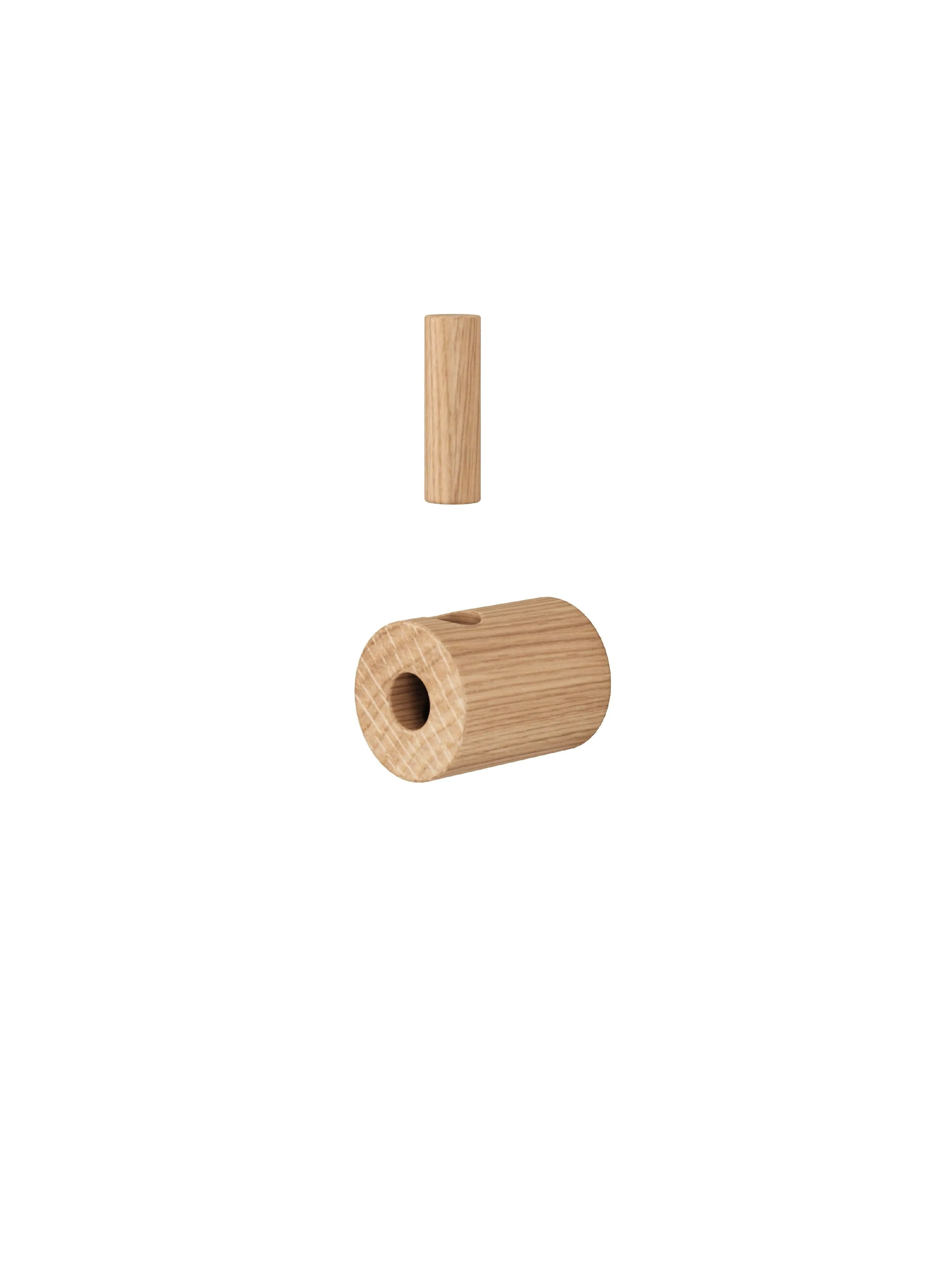 Moebe Wooden Wall Hook, Oak