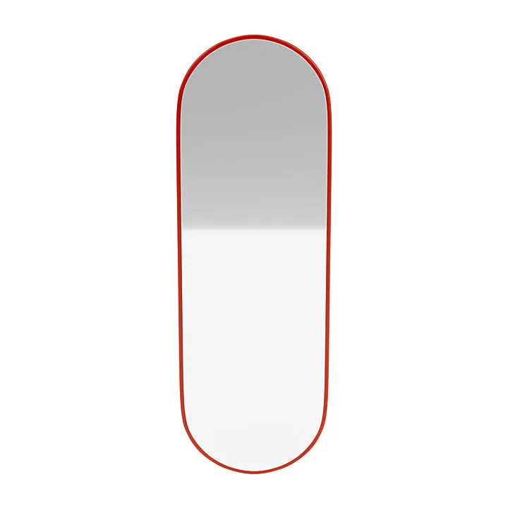 Montana Colour Frame Mirror, Rosehip Red