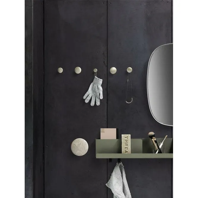 Muuto The Dots Hook Metal Pale Blue Metal ø 5 Cm, Pale Blue