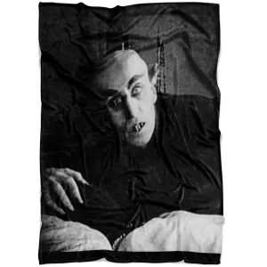 Nosferatu Vampyre Fleece Blanket