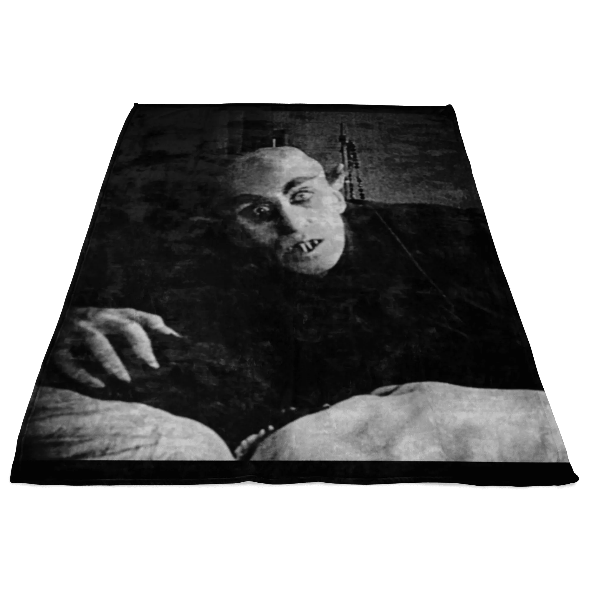 Nosferatu Vampyre Fleece Blanket
