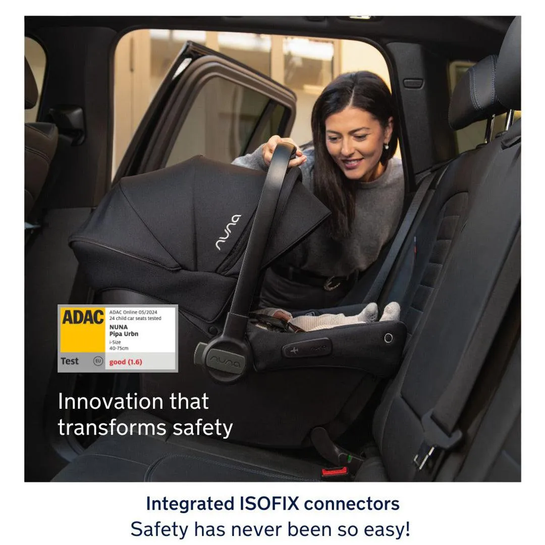 Nuna PIPA URBN Integrated Isofix Car Seat  - Caviar