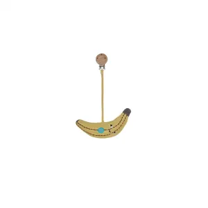 OYOY Yellow Yummy Banana Pram Toy Clip