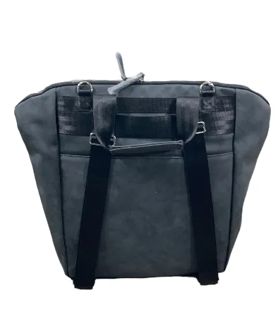 Petunia Pickle Bottom Cinch Backpack, Midnight Leatherette