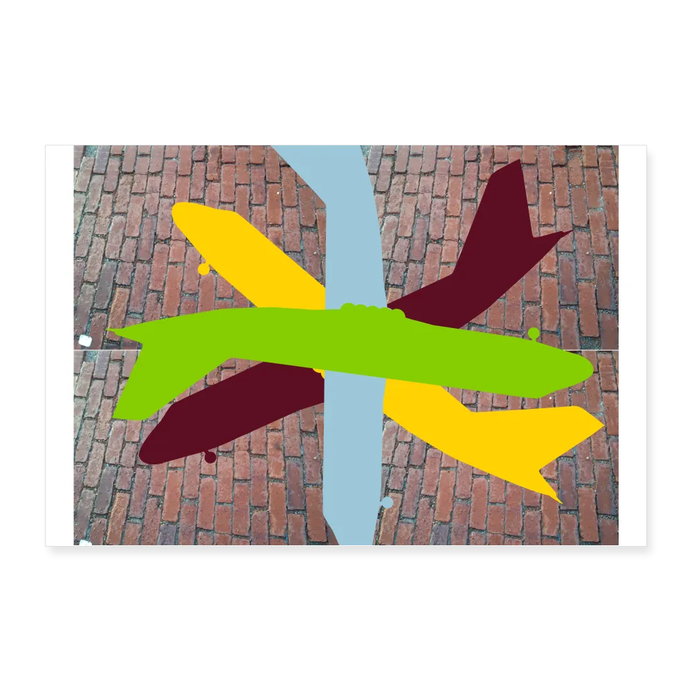 PLANE AND SIMPLE Poster 36x24