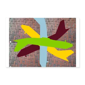 PLANE AND SIMPLE Poster 36x24