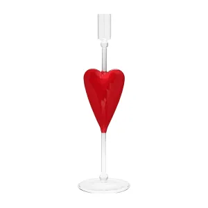 Poetic Love Glass Candle Holder | 33cm