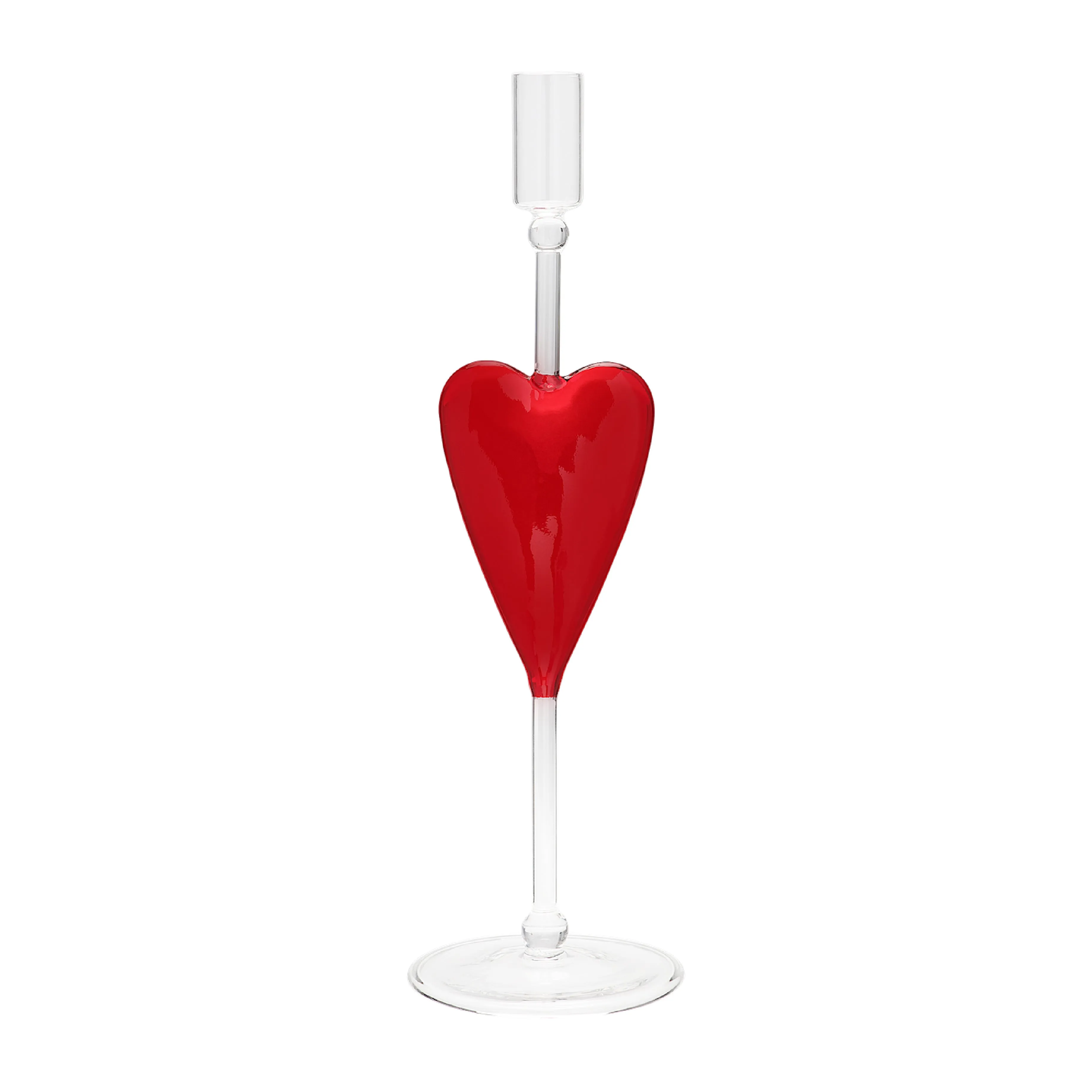 Poetic Love Glass Candle Holder | 33cm