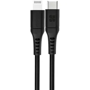 Promate 20W USB-C to Lightning Charge Cable 3m Black