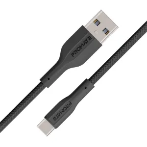 Promate XCord-AC USB-A to USB-C Data & Charge Cable White