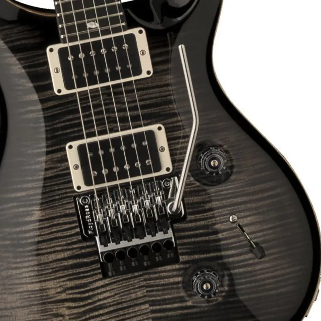 PRS Custom 24 Floyd Rose - Charcoal Burst 10 Top