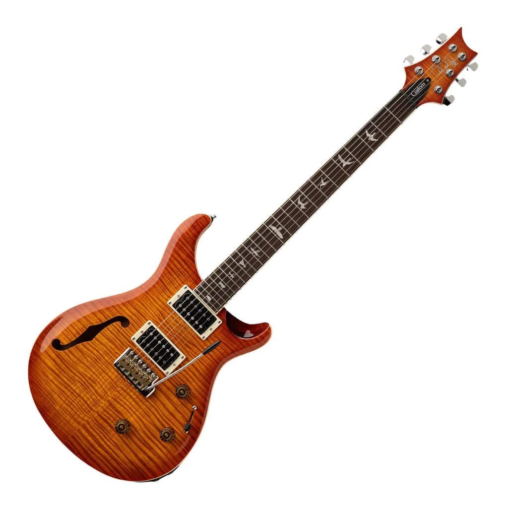 PRS SE Custom 24 Semi Hollow Piezo - Vintage Sunburst