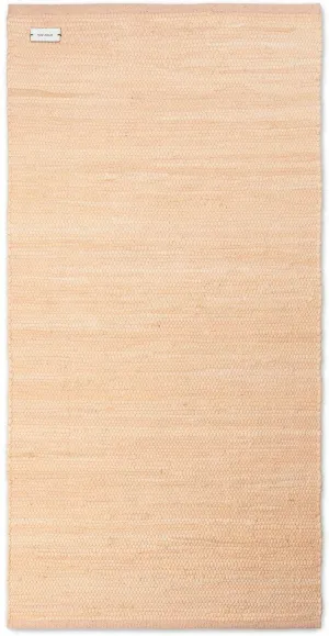 Rug Solid Cotton Rug Soft Peach, 170 X 240 Cm