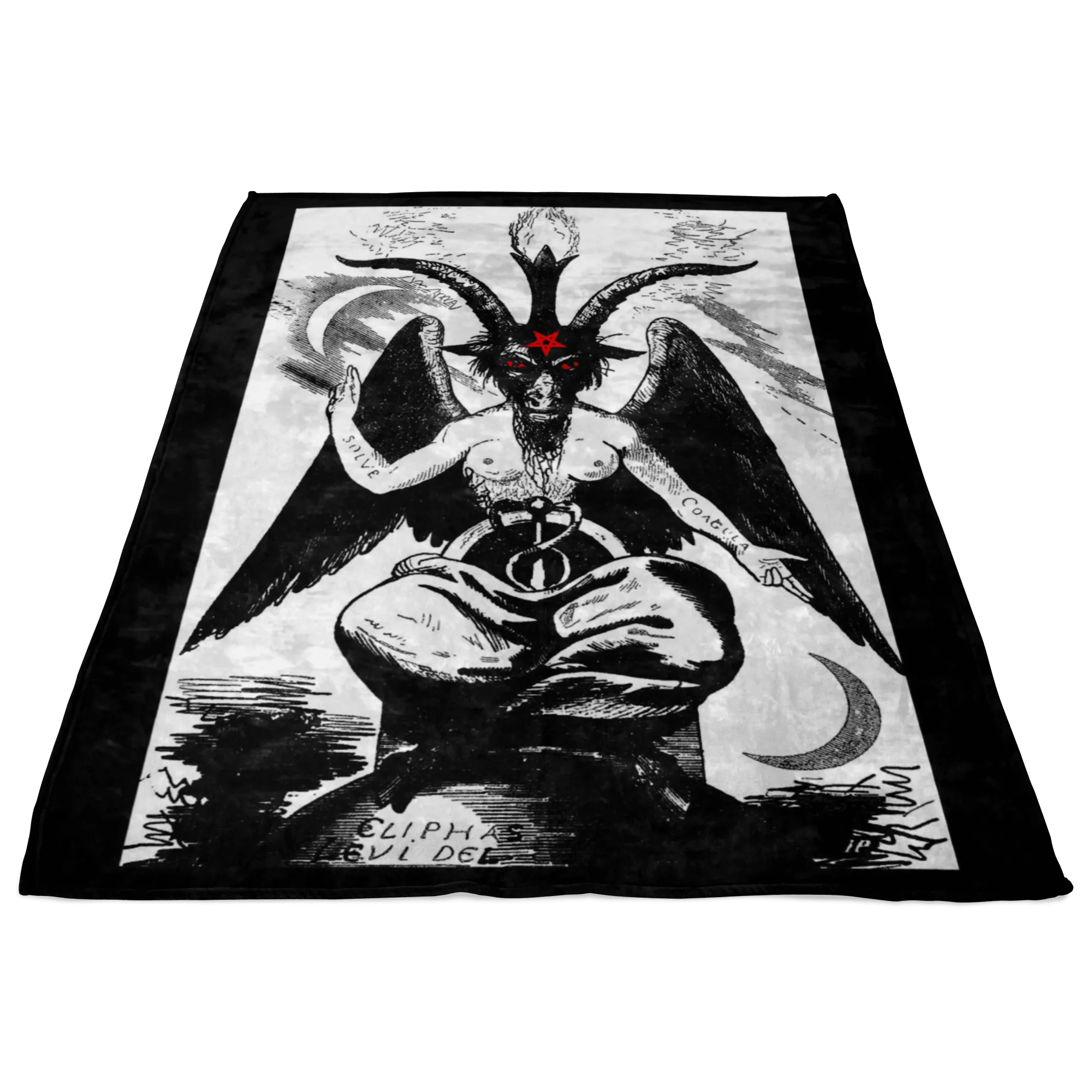 Sabbatic Goat 'Baphomet' Fleece Blanket