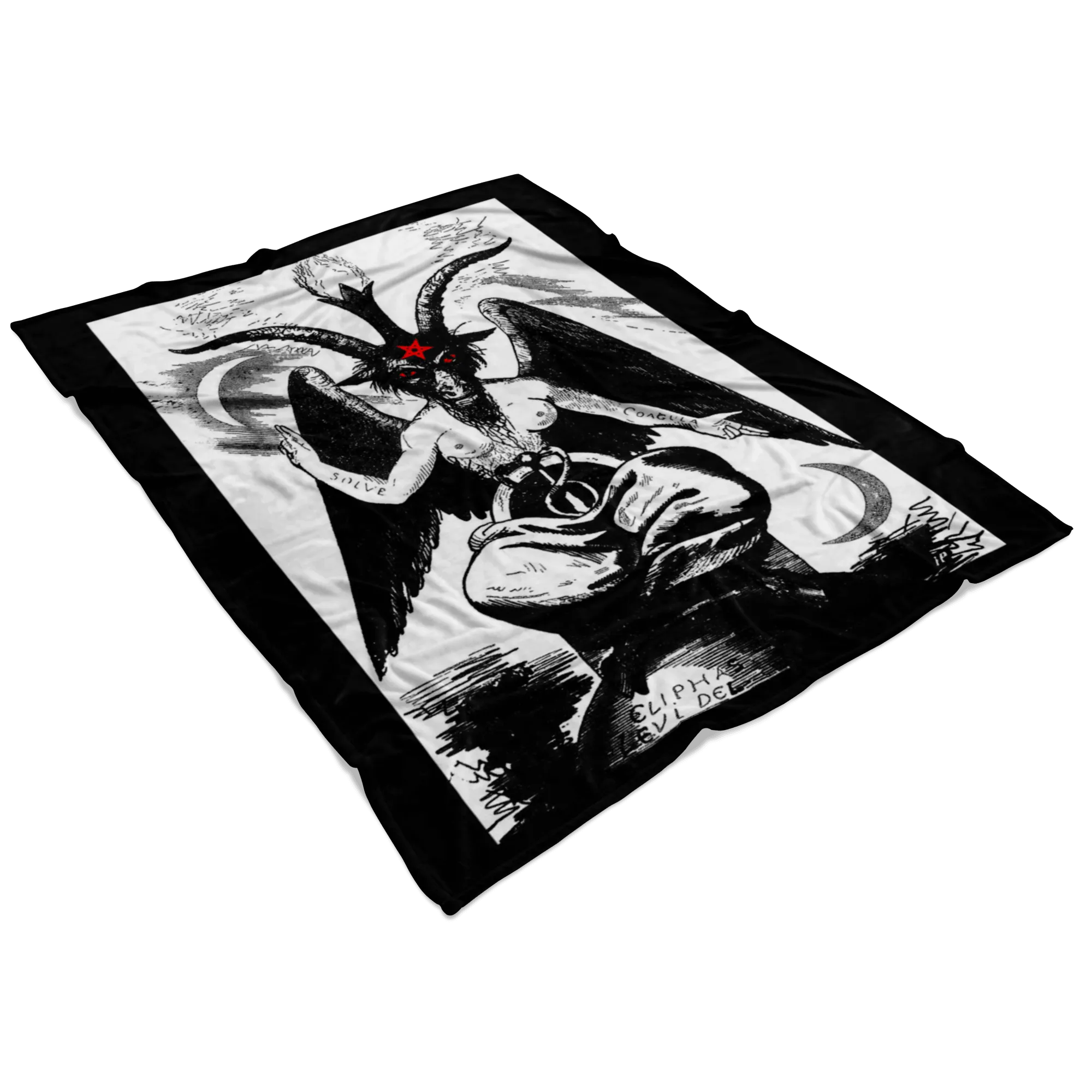 Sabbatic Goat 'Baphomet' Fleece Blanket