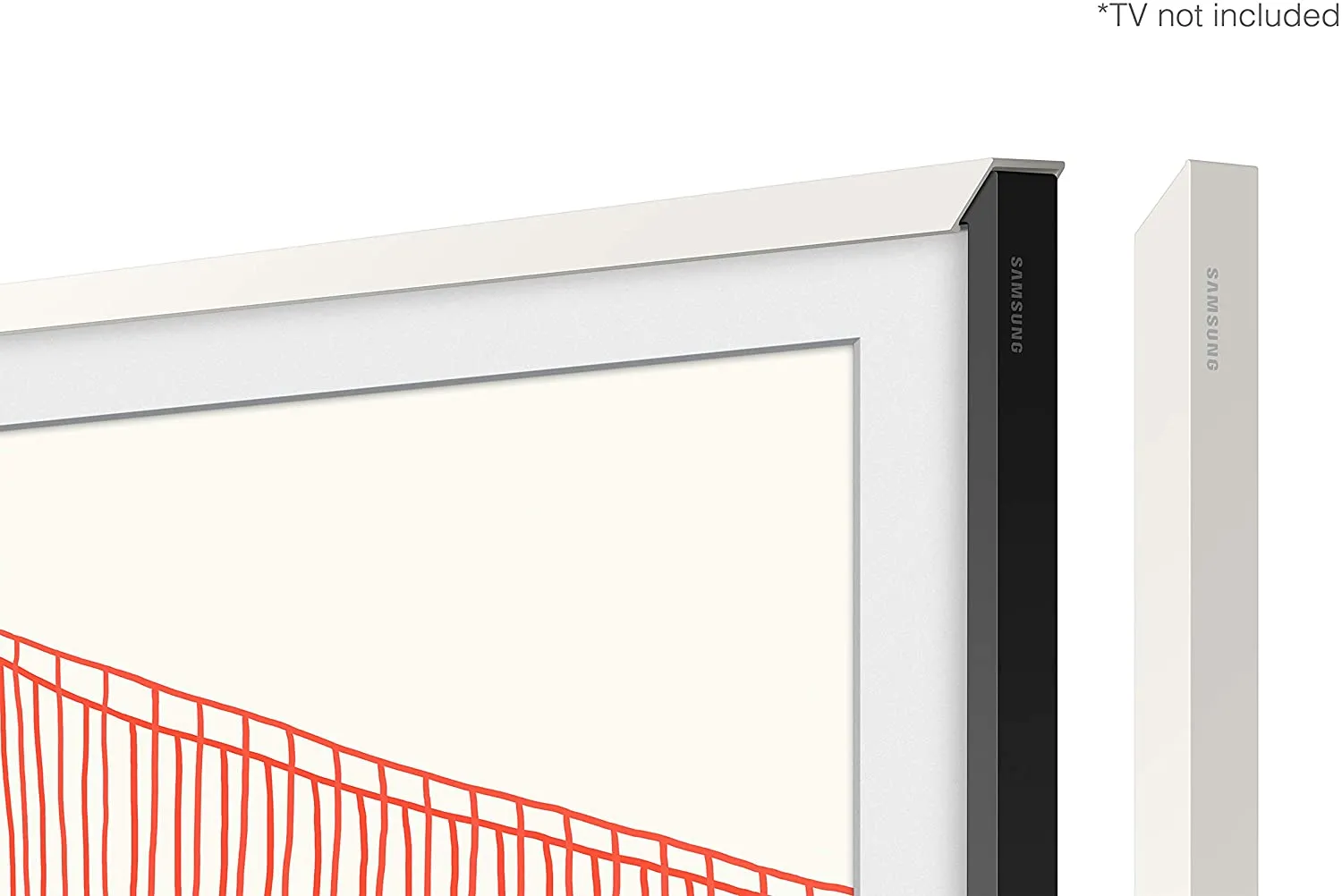 Samsung Modern White 65" Customizable Frame for 2021 The Frame TV - VG-SCFA65WTBZA