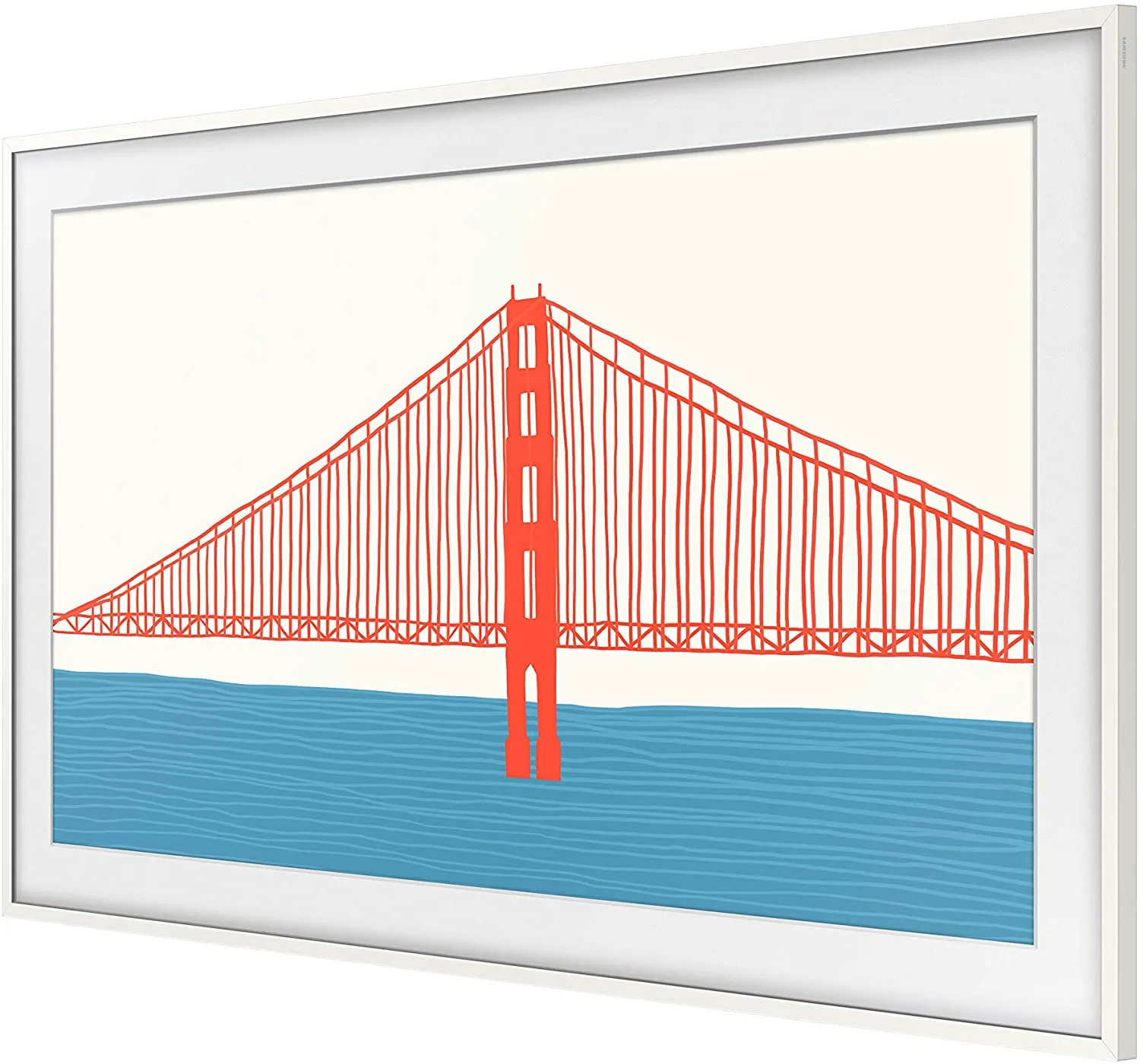 Samsung Modern White 65" Customizable Frame for 2021 The Frame TV - VG-SCFA65WTBZA