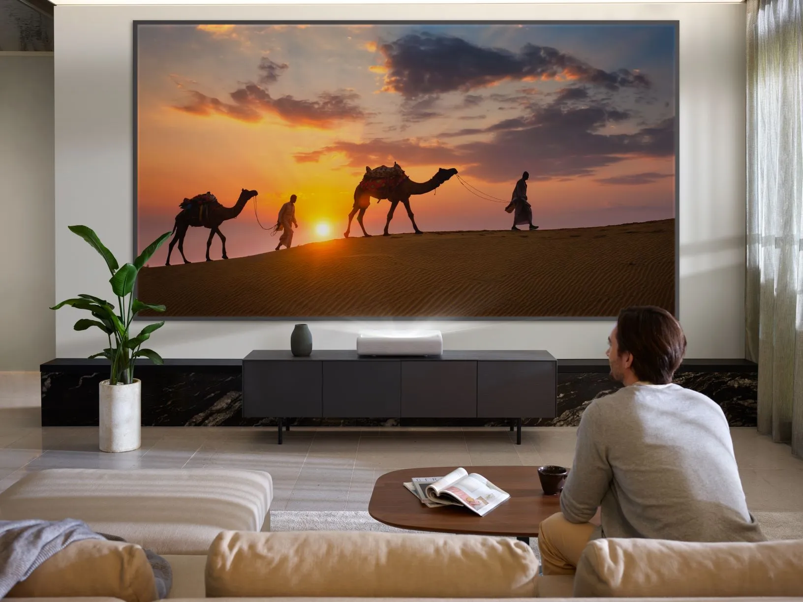 Samsung The Premiere 130" 4K Smart Laser Projector 4.2ch Sound System - SP-LSP9TFAXZC
