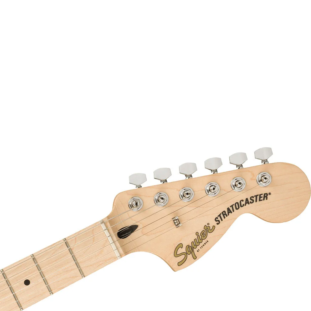 Squier - Affinity Series Stratocaster, Maple Fingerboard, White Pickguard, Black