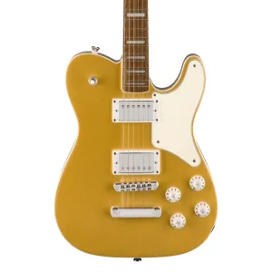 Squier Limited Edition Paranormal Troublemaker Telecaster Deluxe - Aztec Gold