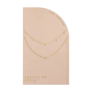 Stacks of Style Necklace | Gold Plated