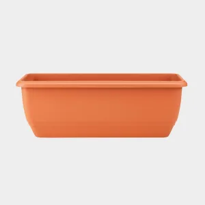 Stewart Balconniere Trough Terracotta 70cm