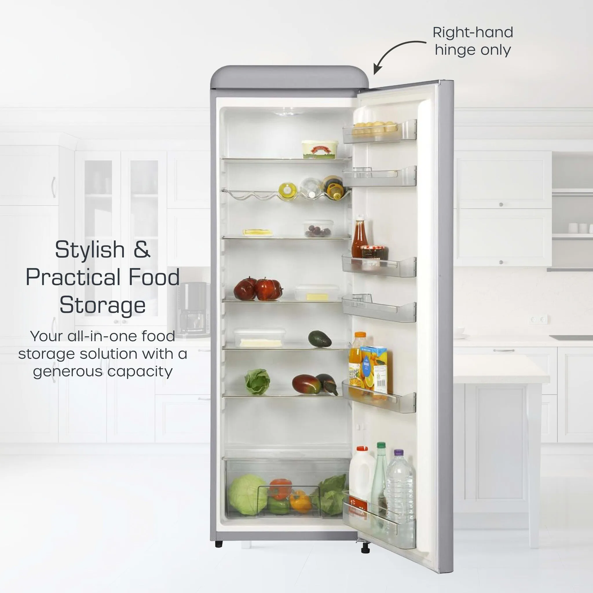 Swan SR11050GRNE fridge Freestanding 337 L E Grey