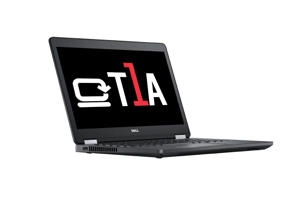T1A Dell Latitude E5470 14" Refurbished Laptop - Intel Core i5-6300U, 8GB RAM, 128GB SSD, Full HD, Windows 10 Pro, Black