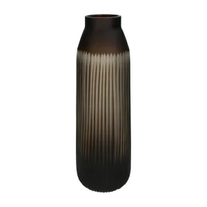 Tall Glass Vase | Cantelupe | Brown
