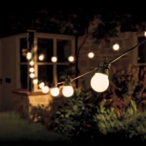 Three Kings Party Warm White Festoon LV String Lights Set of 10
