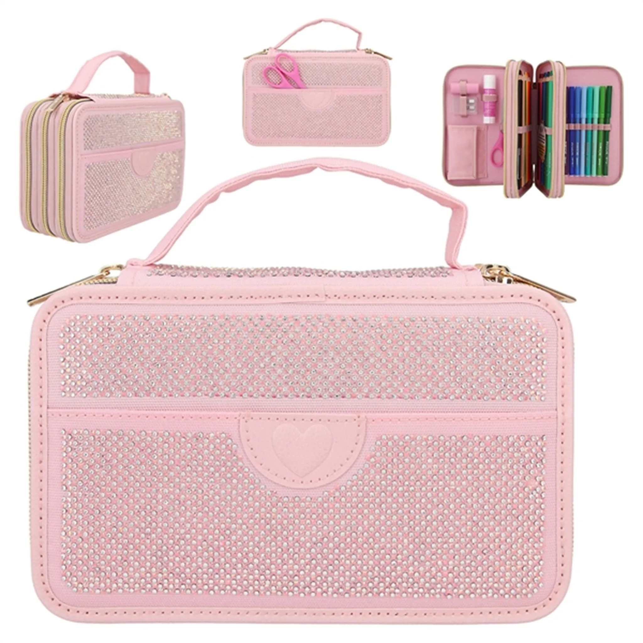 TOPModel Triple Pencil Case Beauty Girl