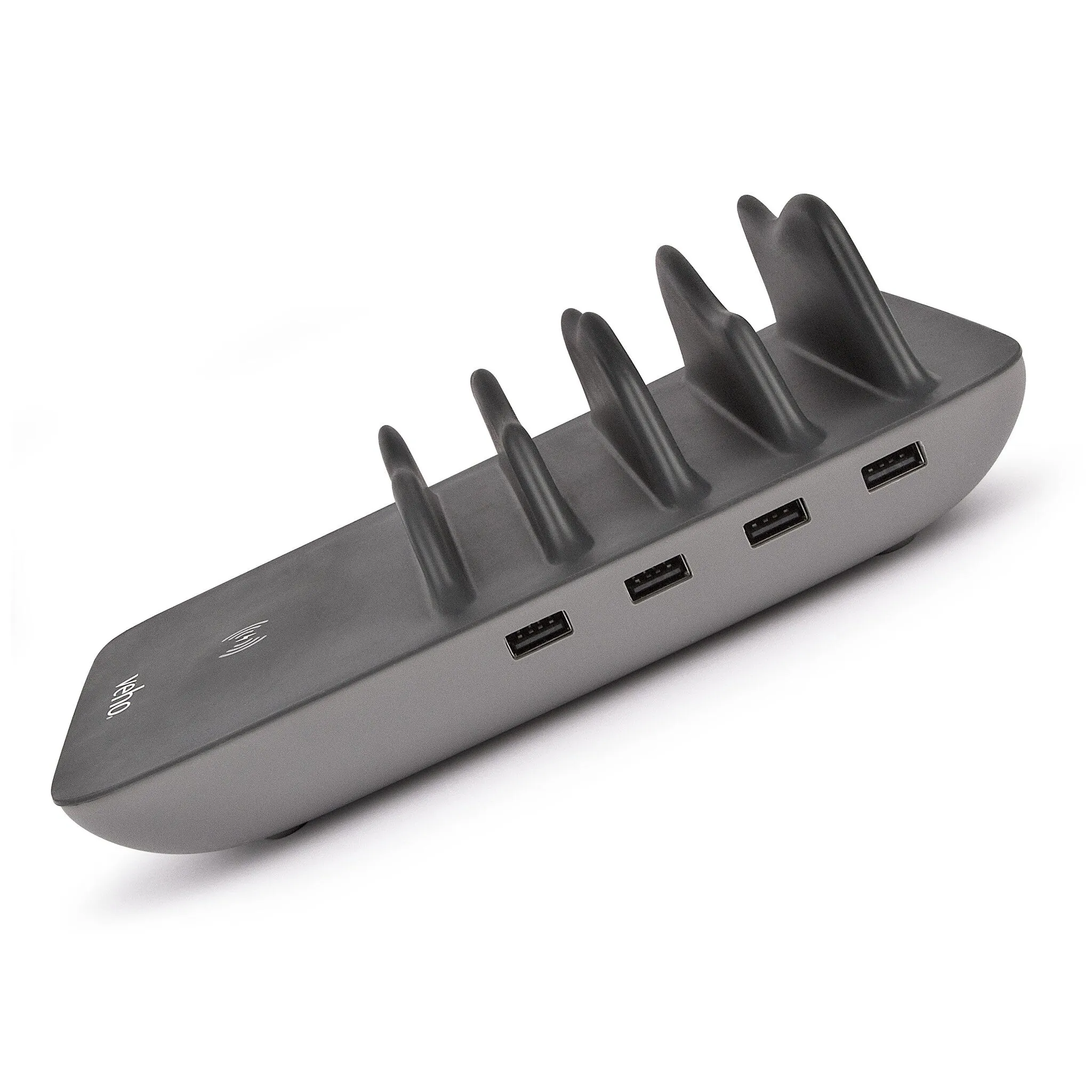 Veho TA-7 4 Port Charging Hub with Wireless Charging (UK)