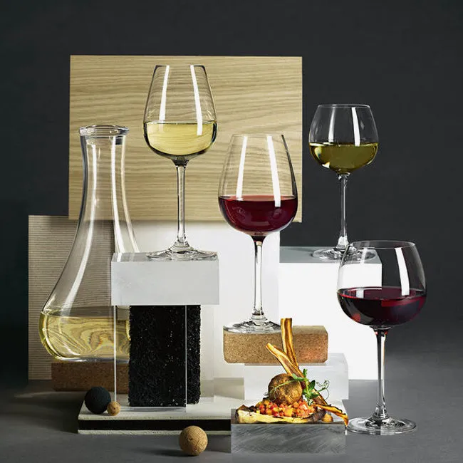 Villeroy & Boch | Purismo Intricate   Delicate Red Wine Goblet - Set of 4