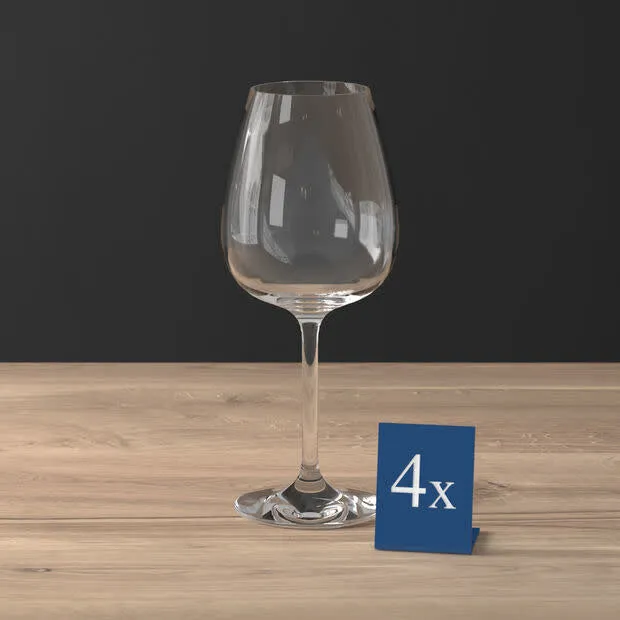 Villeroy & Boch | Purismo Intricate   Delicate Red Wine Goblet - Set of 4