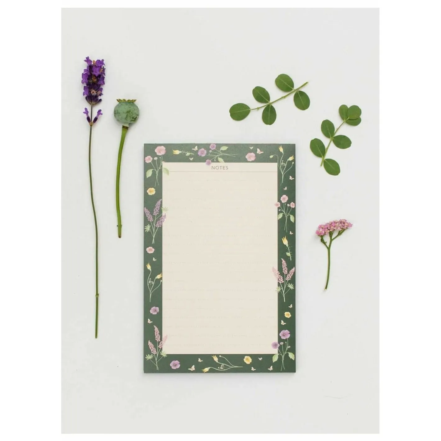 Vissevasse Flowers Army Notepad