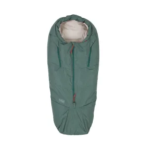 Voksi Adventure Footmuff - Dark Sea Green - Seashell Sand